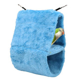 Coral Fleece Dual Layer Bird Nest Parrot Hanging House Hammock for Pet Bird Home Decorative Accessories