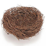 New Handmade Brown House Bird Nest Vine Twig Bird Nests Home Nature Craft Decoration