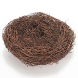 New Handmade Brown House Bird Nest Vine Twig Bird Nests Home Nature Craft Decoration