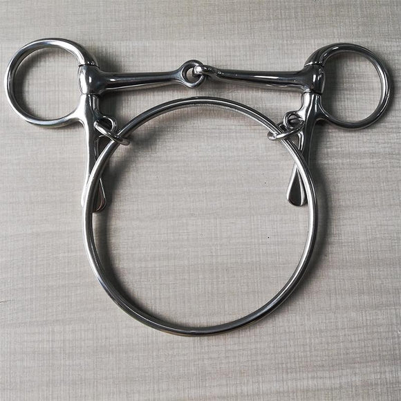 Stainless Steel Horse Bits 125 mm Horse Racing Riding Bit Stainless Steel Butterfly Bits Equestrian Cheval Paardensport Snaffle
