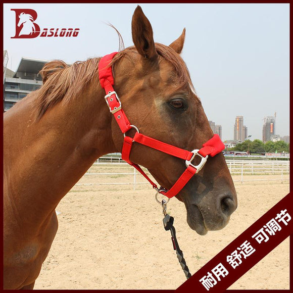 antifriction Nylon Horse bridle horse saddleries supplies adjustble size halter equestrian multi color